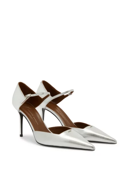 Pantofi cu toc Giuseppe Zanotti gri