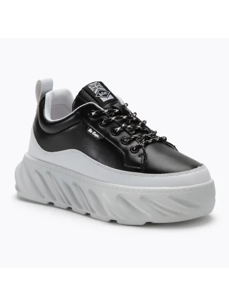Дамски ботуши Lee Cooper черно/бяло бяло