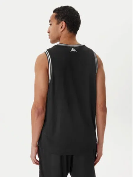 Kappa Majica brez rokavov Authentic Sainos črna