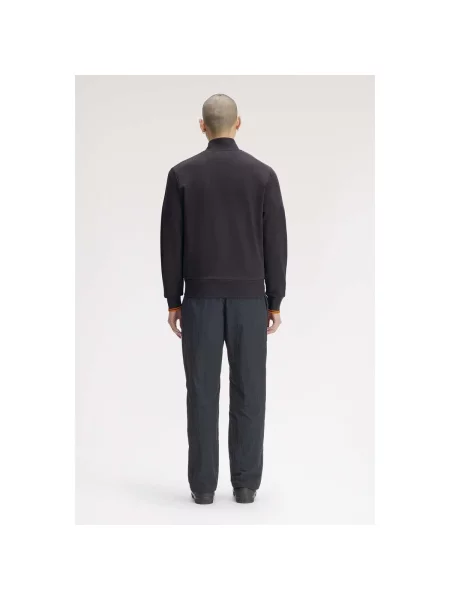 Mikina na zips Fred Perry sivá