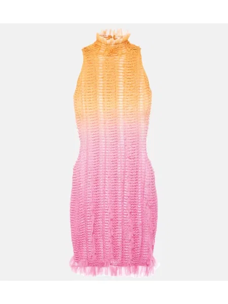 Rochie Roberta Einer cu imagine din tul portocaliu