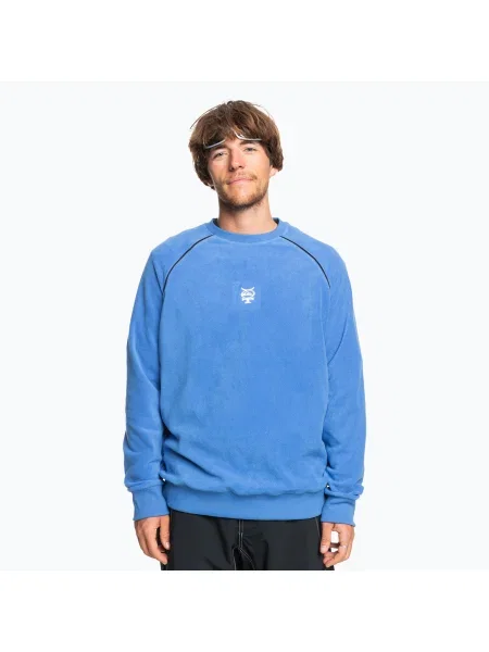 Hanorac din fleece Quiksilver din fleece albastru