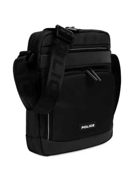Crossbody torba Police s autogramom crna