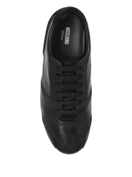 Sneakerși Moschino din piele negru