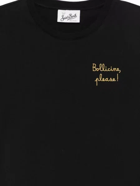 Tricou Mc2 Saint Barth cu broderie negru