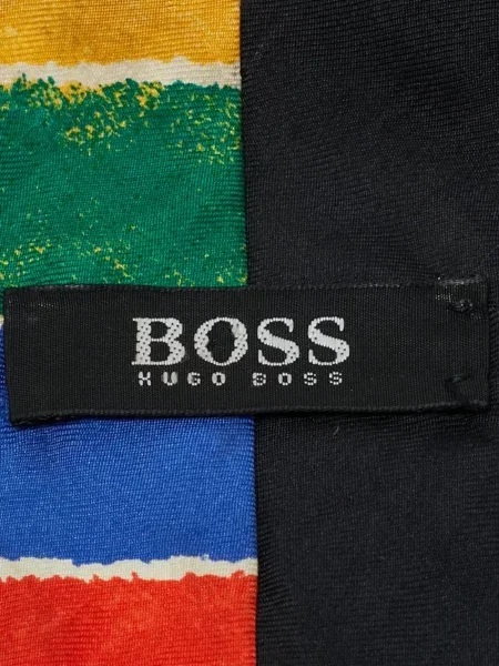 Cravată Boss de mătase cu legături negru