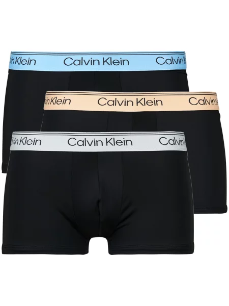 Chiloți Calvin Klein Jeans cu talie joasă negru