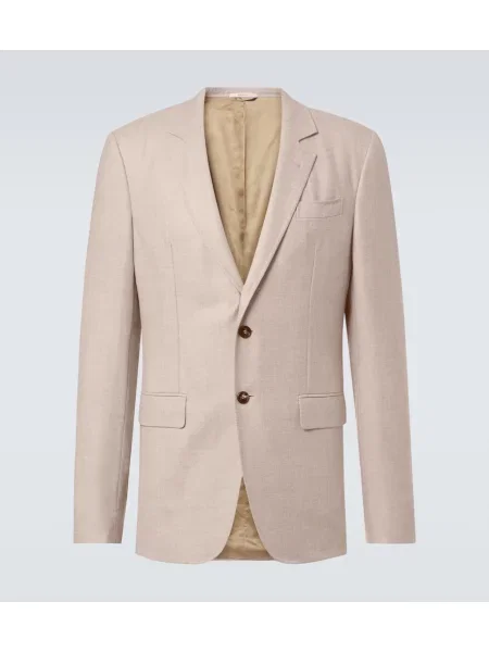 Costum Gabriela Hearst de lână de costum bej