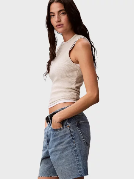 Топ Calvin Klein Jeans бежевый