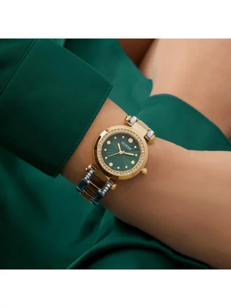 Zegarek Guess elegancki zielony