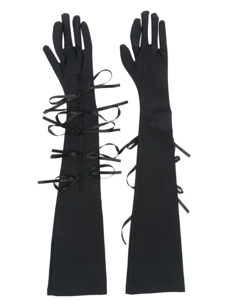 Mănuși Atu Body Couture din satin negru