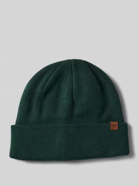 Czapka beanie z mieszanki model ‘WILLES’ Barts zielona