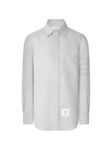Cămașă Thom Browne de in gri
