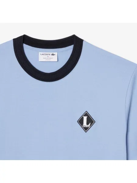 Футболка Lacoste голубая