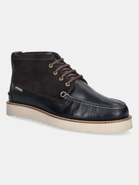 Barbour ghete de piele Hadston Chukka Boot maro