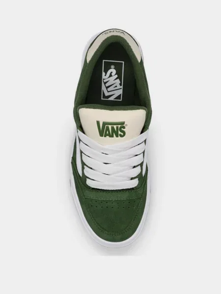 Замшевые кеды Vans зеленые