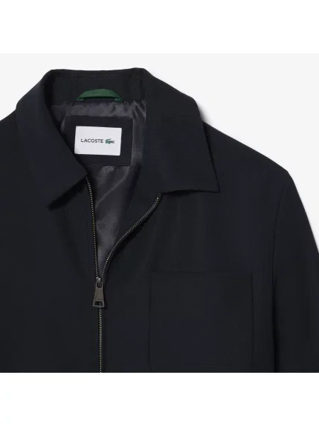 Lacoste Kurtka Z Zamkiem granatowa