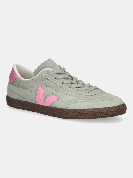 Veja sneakers din piele Panenka verde