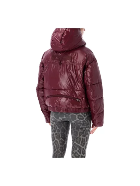 Krótka kurtka Adidas By Stella Mccartney fioletowa