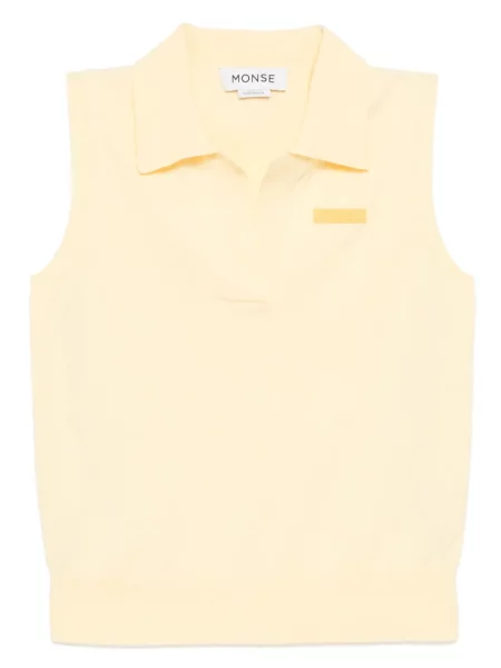 Polo Monse tricotate galben