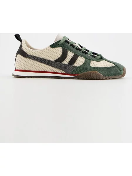 Buty do biegania Coolway Nilo zielony ciemny beżowy 36 czarny