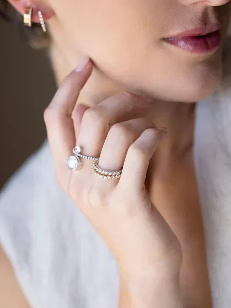 Inel Dana Rebecca Designs galben