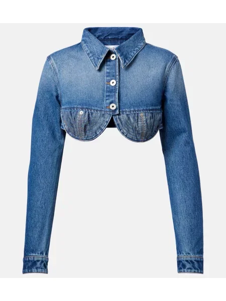 Geacă de blugi Jean Paul Gaultier albastru