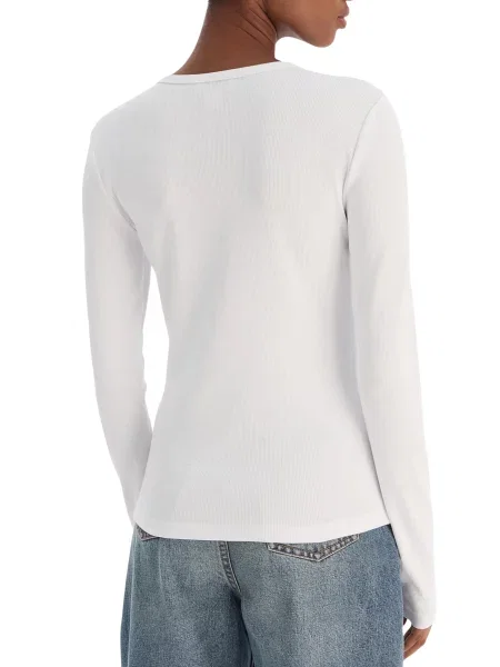 Sweter Calvin Klein Jeans z długim rękawem biały