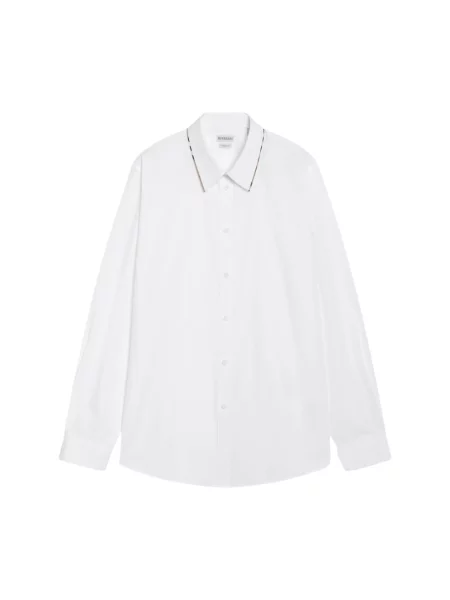 Koszula Burberry w kratę biała