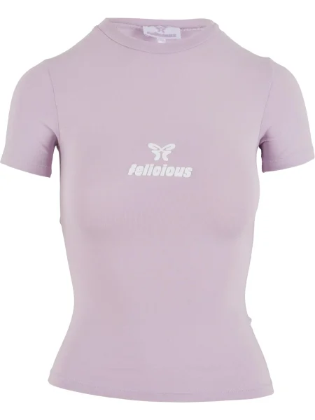 Felicious Tricou mov lavandă alb