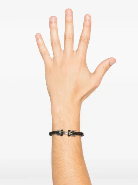 Brăţară Ferragamo țesută negru