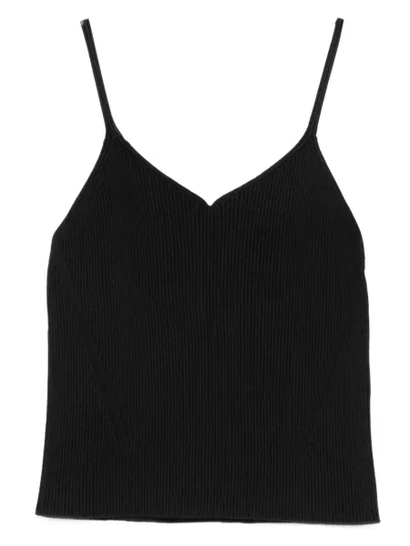 Top Cfcl prążkowany czarny