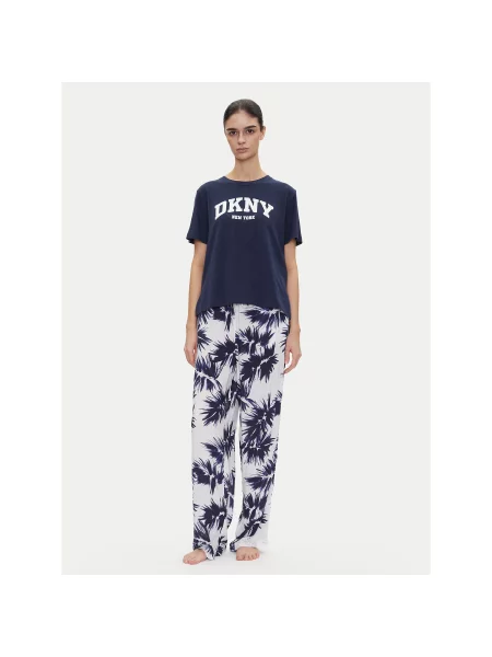 DKNY Pidžama Tamnoplava
