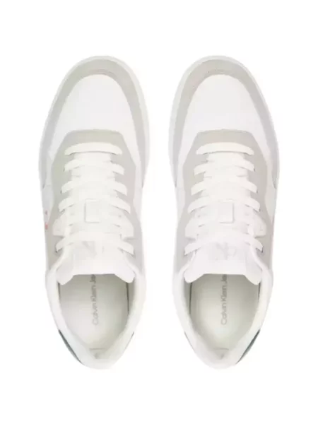 Sneakerși Calvin Klein cu imagine alb