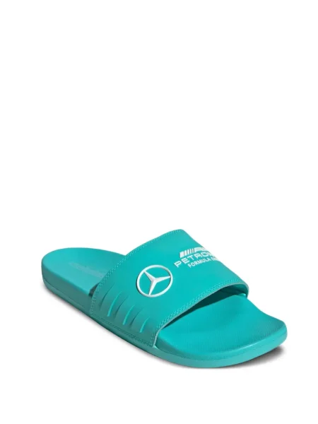 Домашни пантофи Adidas от джърси бяло