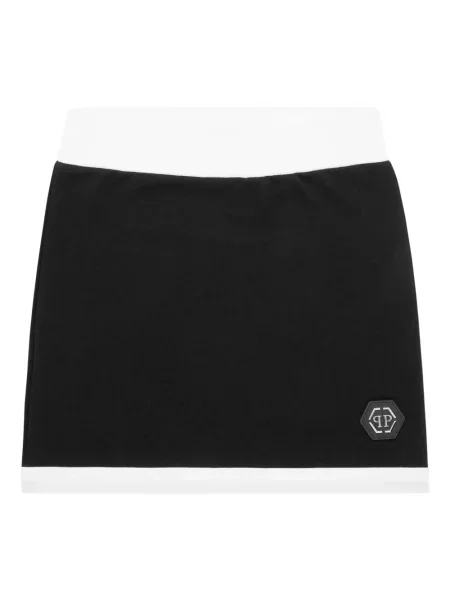 Spódnica mini dziecięca Philipp Plein czarna