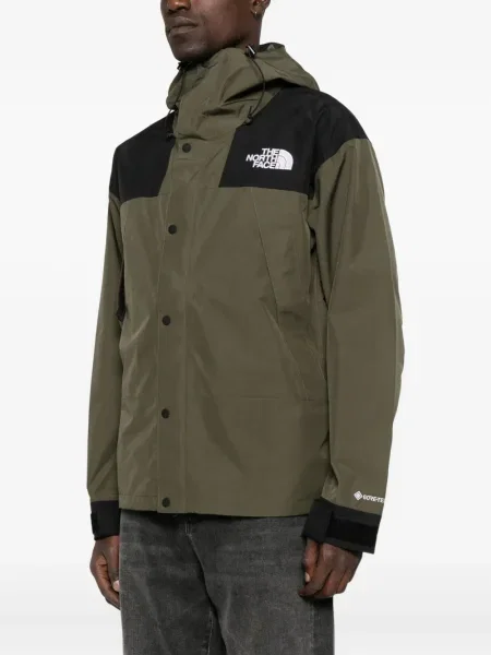 Geacă The North Face cu glugă verde