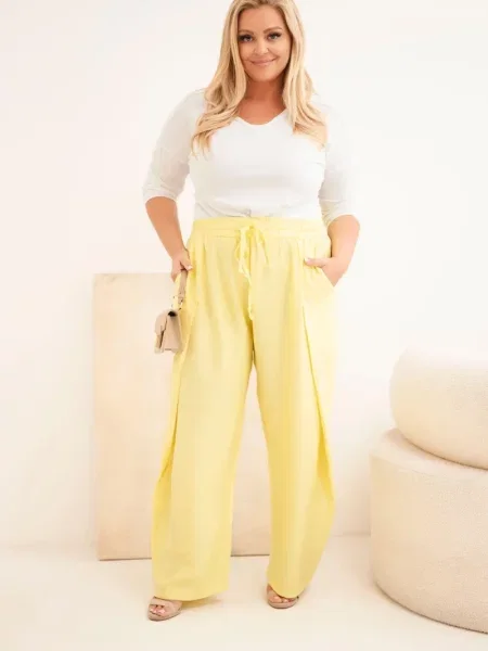 Pantaloni Kesi galben