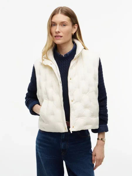TOMMY HILFIGER Vesta krémová