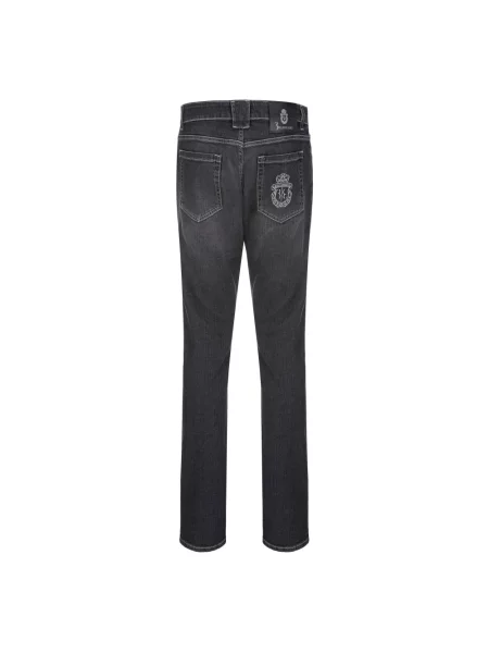 Jeansy straight leg Billionaire szare