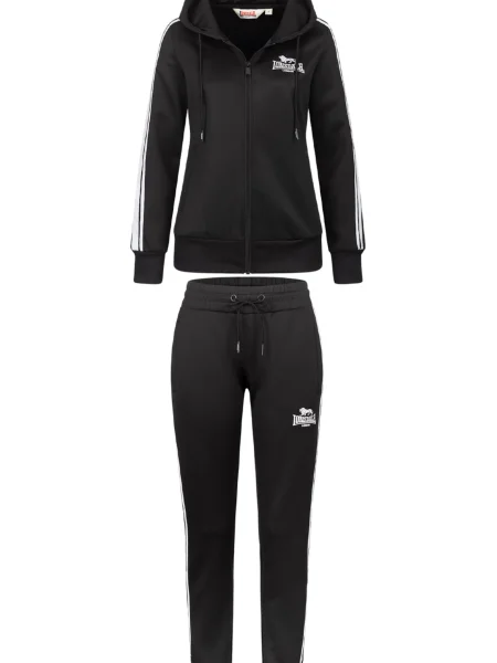 LONSDALE Trenirka za tek črna bela