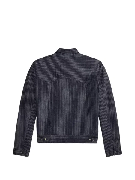Geacă Ralph Lauren Rrl cu dungi albastru