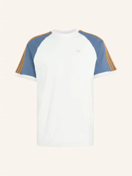 Adidas Originals Tričko Cali krémová / tmavě oranžová modrá