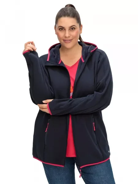 SHEEGO Jachetă fleece funcțională închis / roz albastru