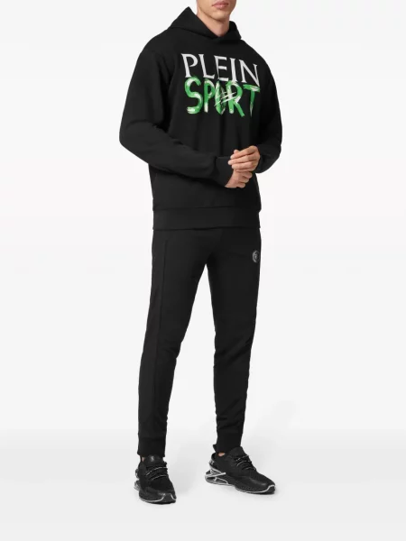 Hoodie Plein Sport με σχέδιο μαύρο