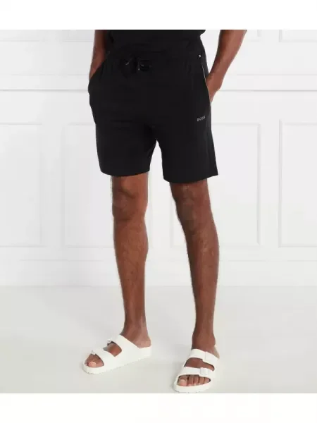 BOSS BLACK Pantaloni scurți Mix&Match negru