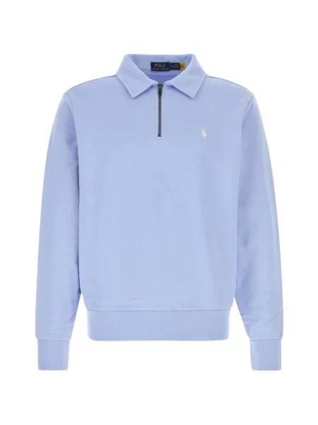 Lung hanorac Polo Ralph Lauren cu broderie albastru