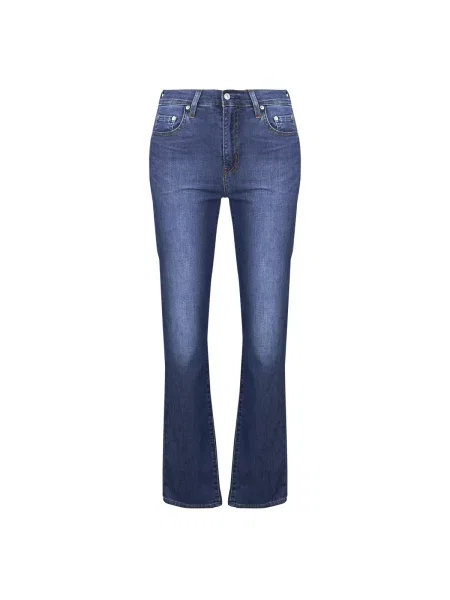 Blugi drepți Levi's® cu talie înaltă albastru