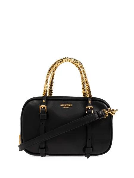 Geanta de piele Moschino din piele negru