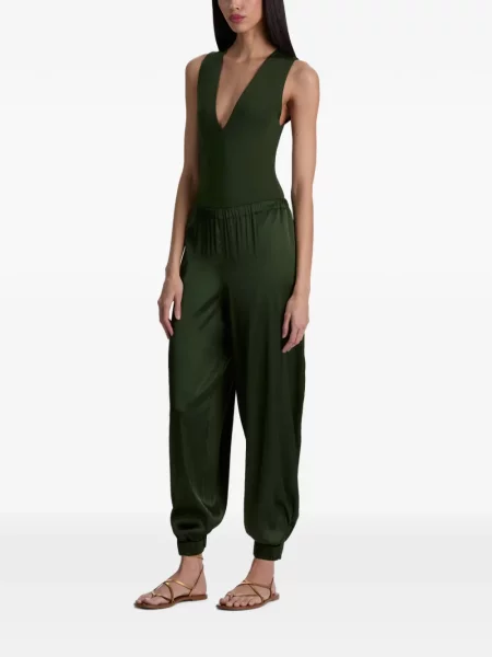 Pantaloni Alice + Olivia verde